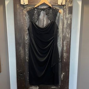 Very flattering Elegant Scarlett black dress